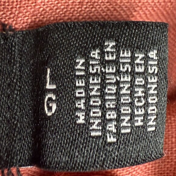 EUC Women's RALPH LAUREN Relaxed Fit Linen Roll Tab-Sleeve Shirt | Size L - Picture 10 of 13